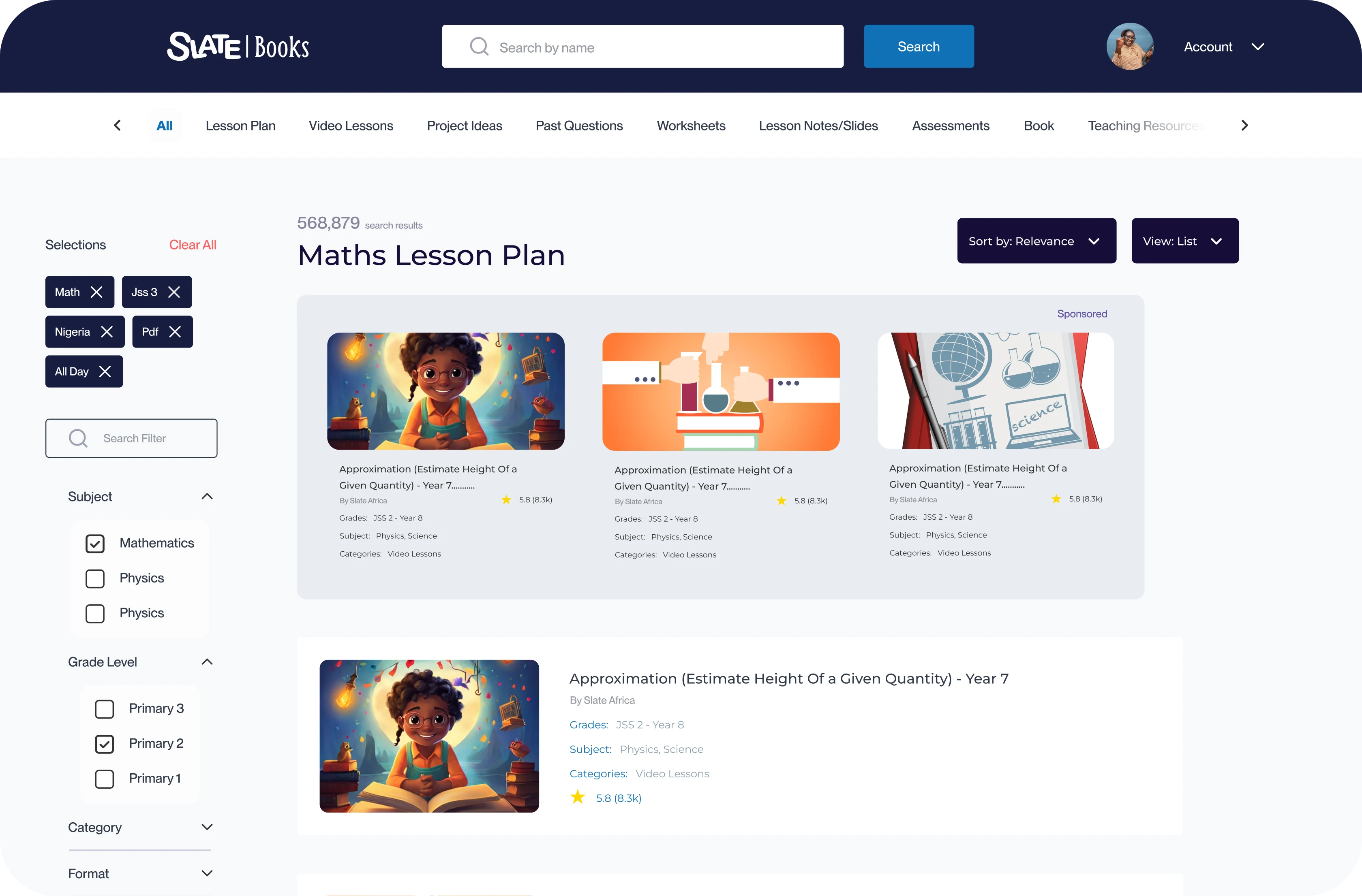 Slate Books platform