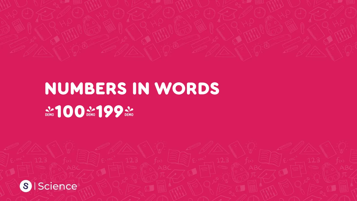 Numbers in Words — 100 to 1000 — page 4 of 5