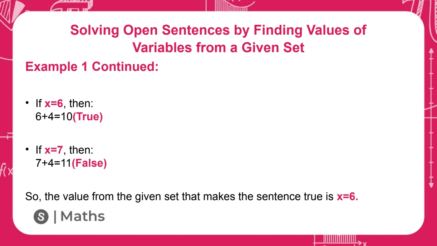 Open Sentences — Missing Numbers — page 5 of 8