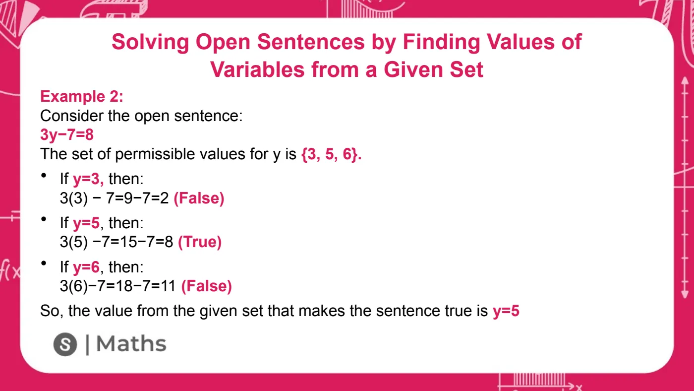 Open Sentences — Missing Numbers — page 6 of 8